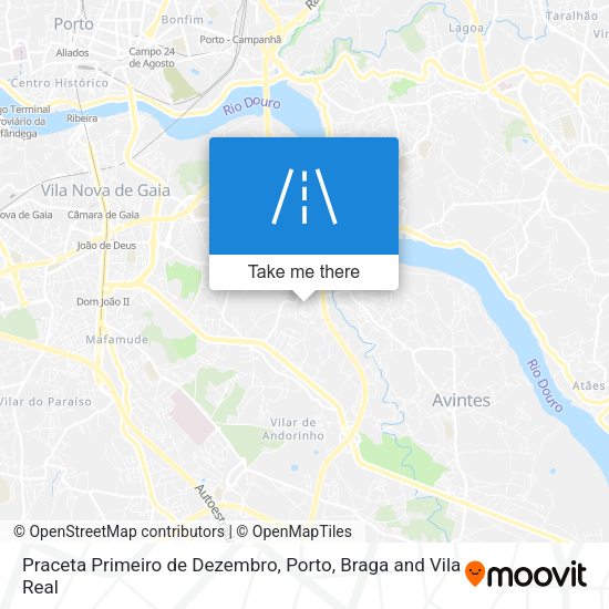 Praceta Primeiro de Dezembro map