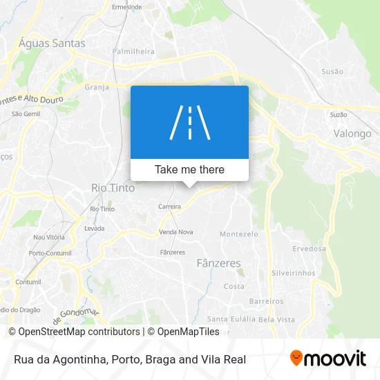 Rua da Agontinha map