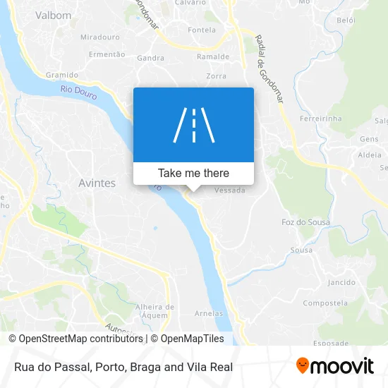 Rua do Passal map