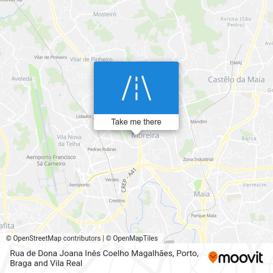 Rua de Dona Joana Inês Coelho Magalhães map
