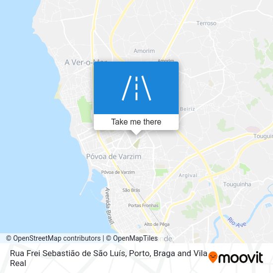 Rua Frei Sebastião de São Luís map