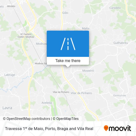 Travessa 1º de Maio mapa