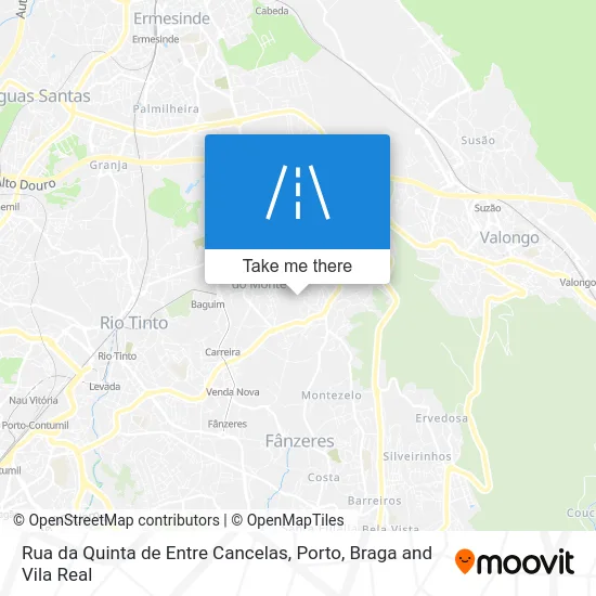 Rua da Quinta de Entre Cancelas map