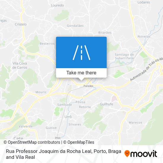 Rua Professor Joaquim da Rocha Leal map