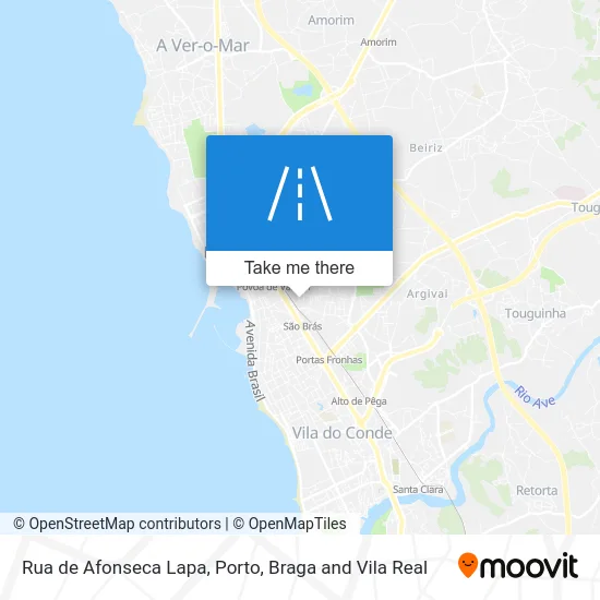 Rua de Afonseca Lapa map