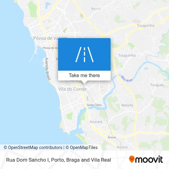 Rua Dom Sancho I map