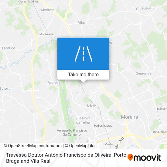 Travessa Doutor António Francisco de Oliveira map