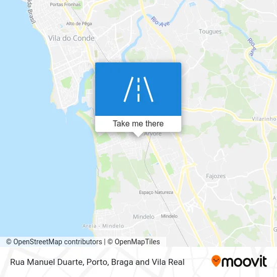 Rua Manuel Duarte map