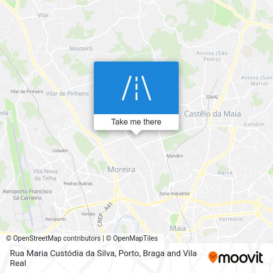 Rua Maria Custódia da Silva map