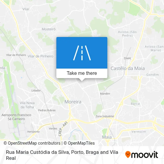 Rua Maria Custódia da Silva map