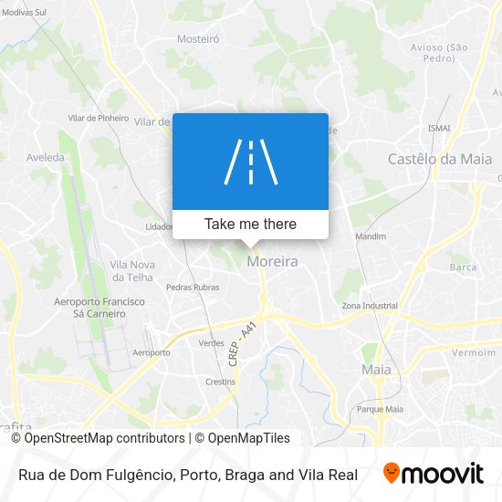 Rua de Dom Fulgêncio mapa