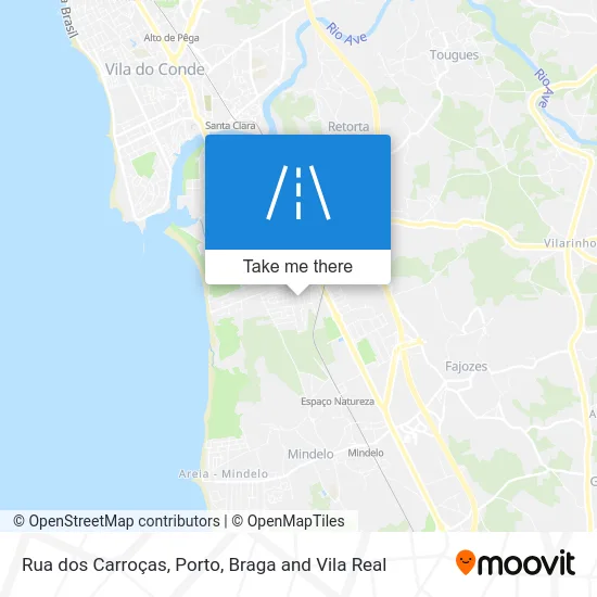 Rua dos Carroças map