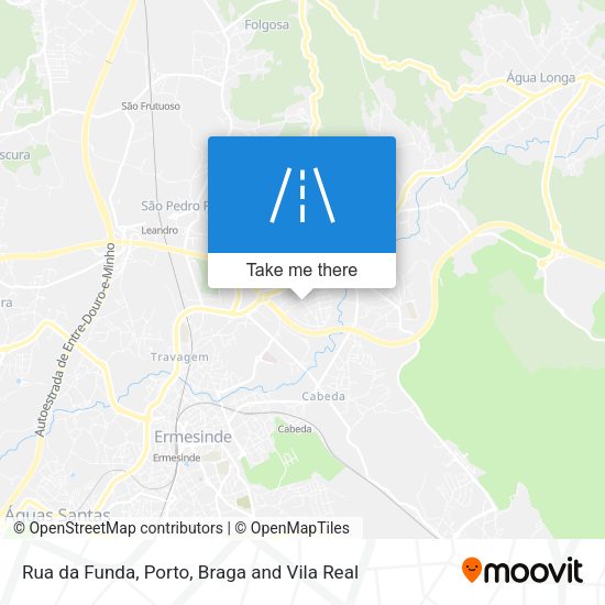 Rua da Funda mapa