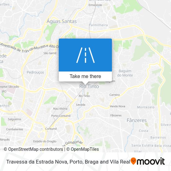Travessa da Estrada Nova mapa