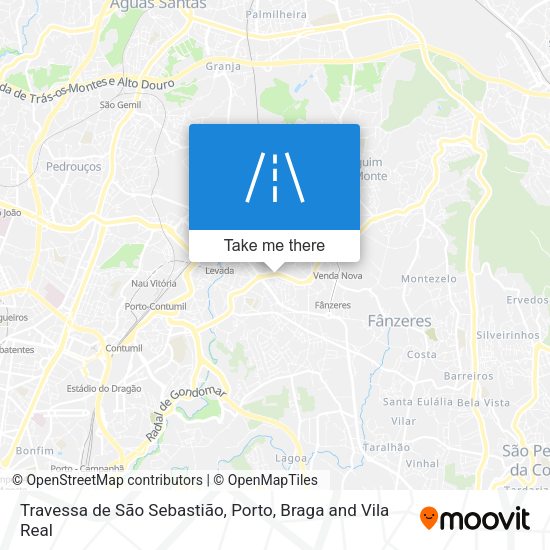 Travessa de São Sebastião mapa