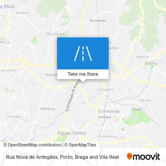 Rua Nova de Ardegães map