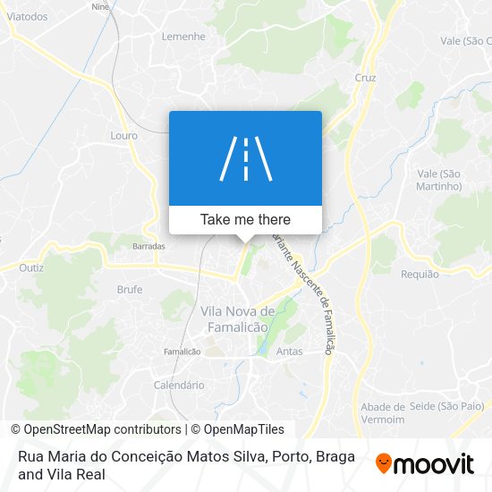 Rua Maria do Conceição Matos Silva mapa