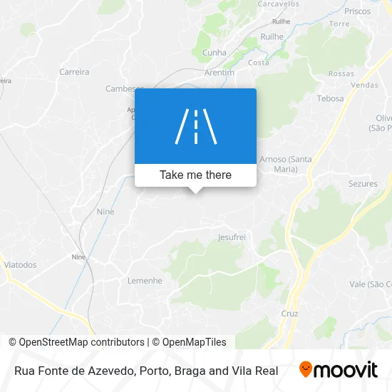 Rua Fonte de Azevedo map