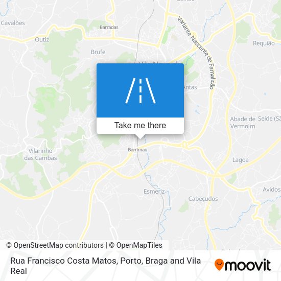 Rua Francisco Costa Matos mapa