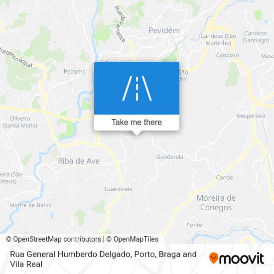 Rua General Humberdo Delgado map