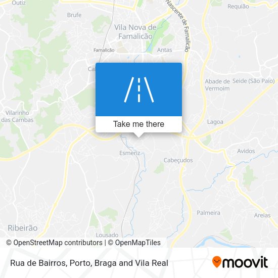 Rua de Bairros mapa