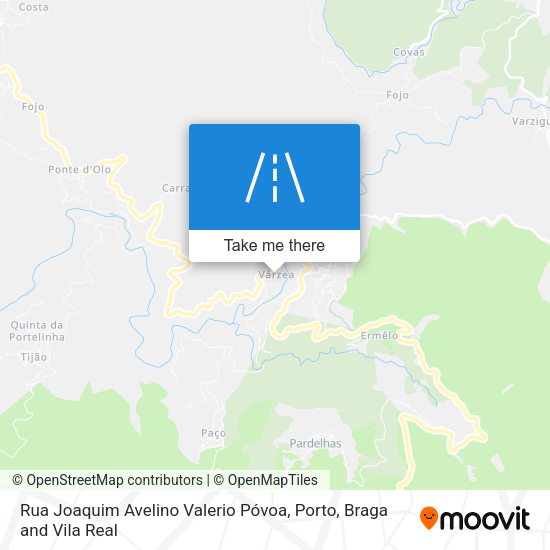 Rua Joaquim Avelino Valerio Póvoa mapa