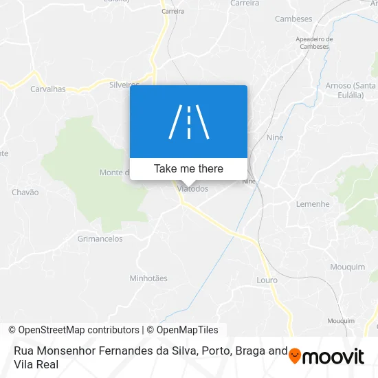 Rua Monsenhor Fernandes da Silva map