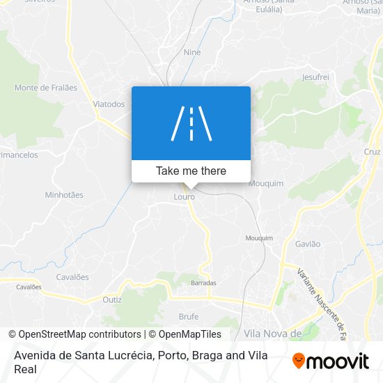 Avenida de Santa Lucrécia mapa