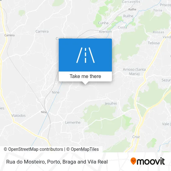 Rua do Mosteiro map