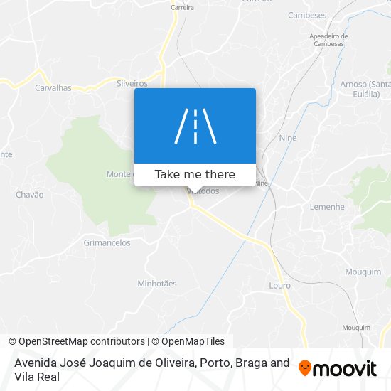 Avenida José Joaquim de Oliveira map