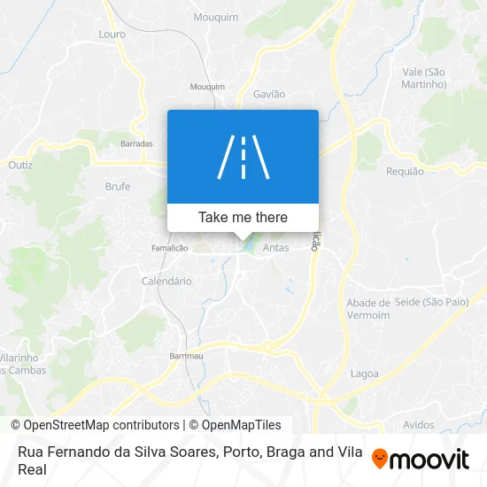 Rua Fernando da Silva Soares map