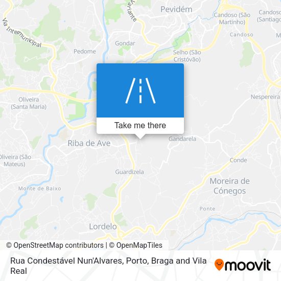 Rua Condestável Nun'Alvares map