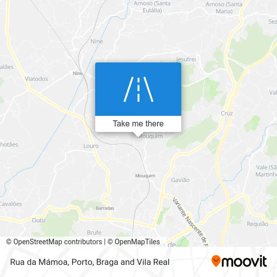 Rua da Mámoa map