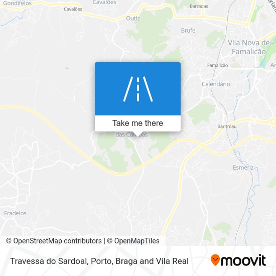 Travessa do Sardoal mapa