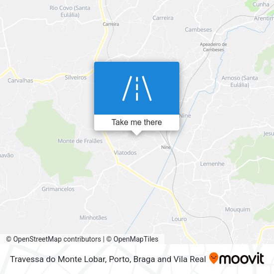 Travessa do Monte Lobar map