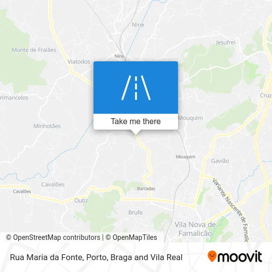 Rua Maria da Fonte map