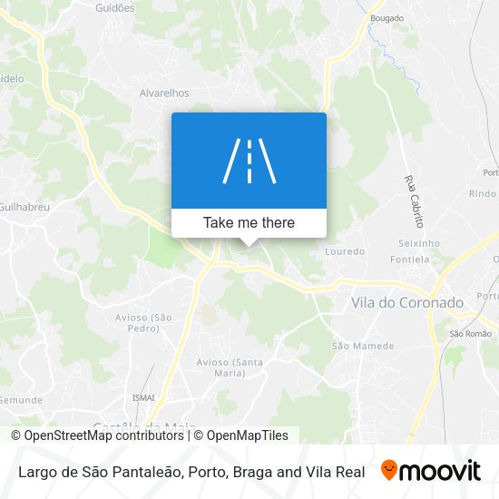 Largo de São Pantaleão mapa
