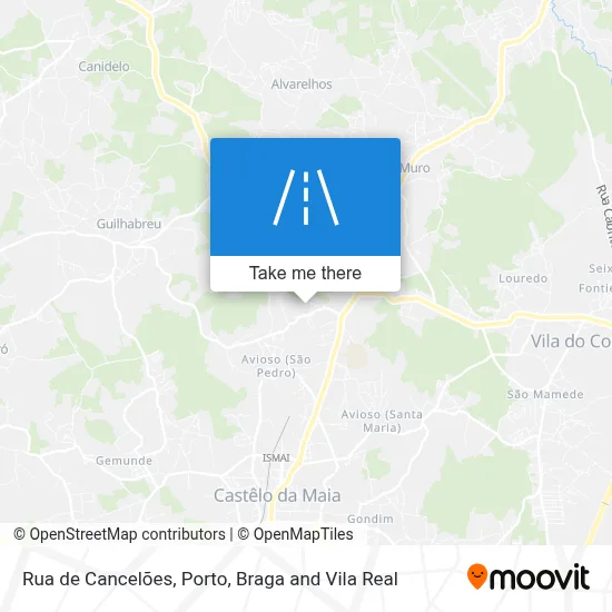 Rua de Cancelões map