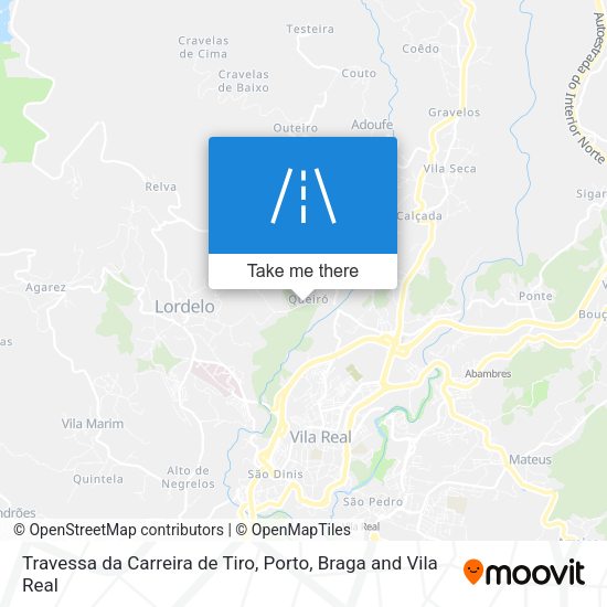 Travessa da Carreira de Tiro mapa