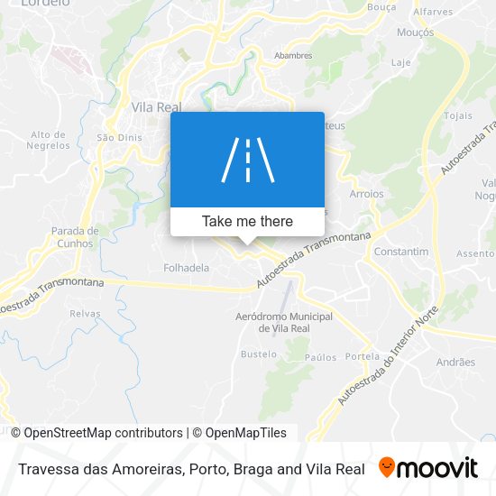 Travessa das Amoreiras map