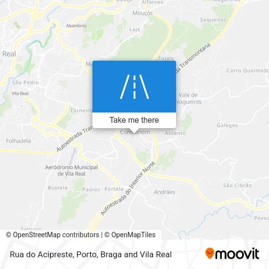 Rua do Acipreste map
