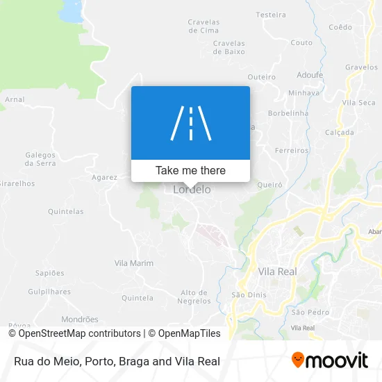 Rua do Meio map
