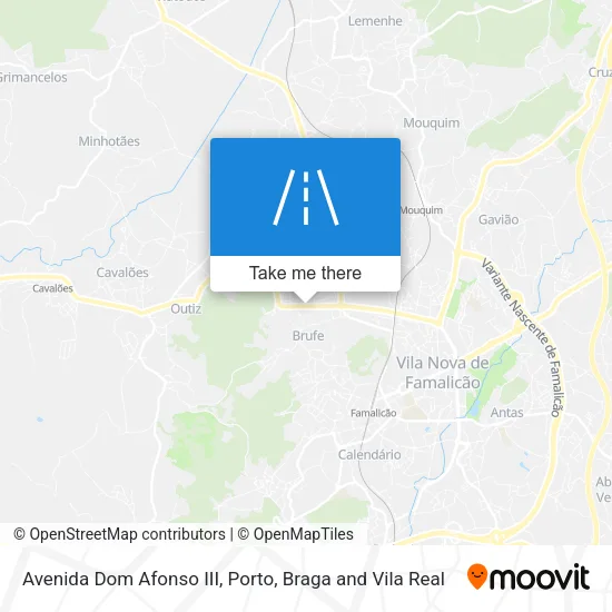 Avenida Dom Afonso III map