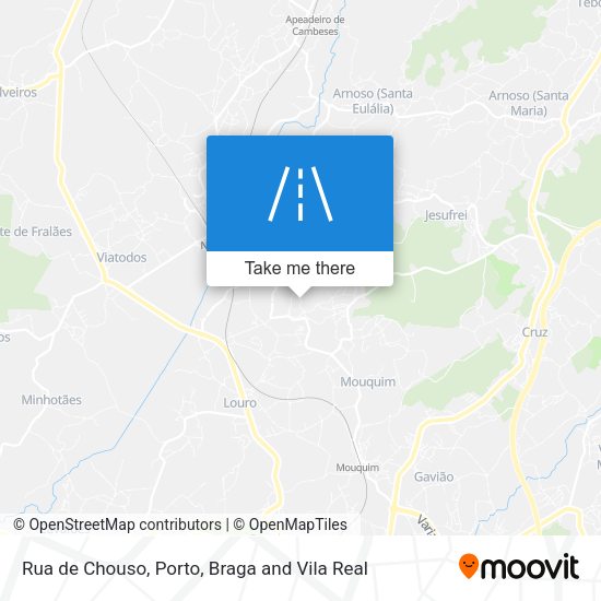 Rua de Chouso map