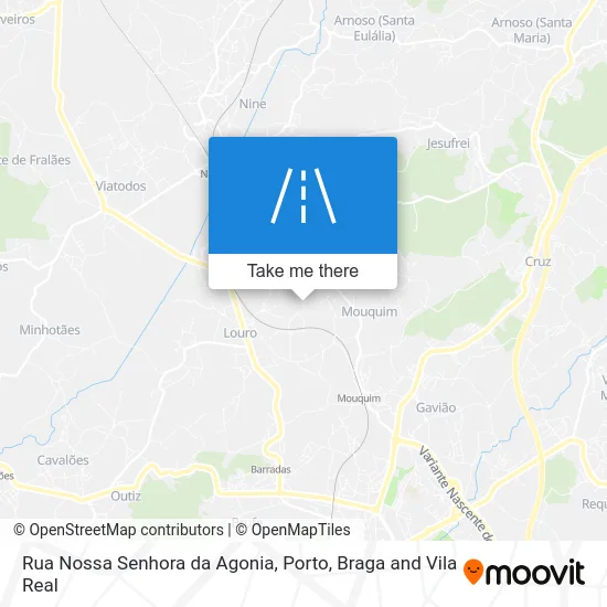Rua Nossa Senhora da Agonia map