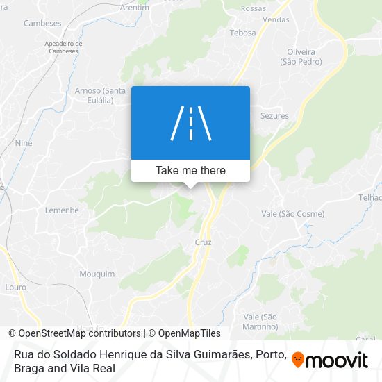 Rua do Soldado Henrique da Silva Guimarães map