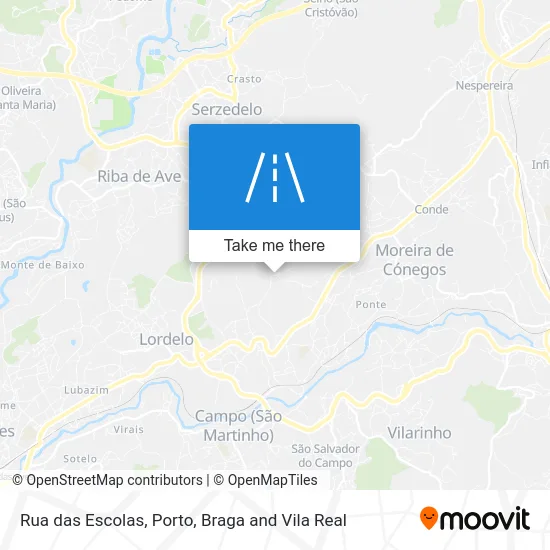 Rua das Escolas map