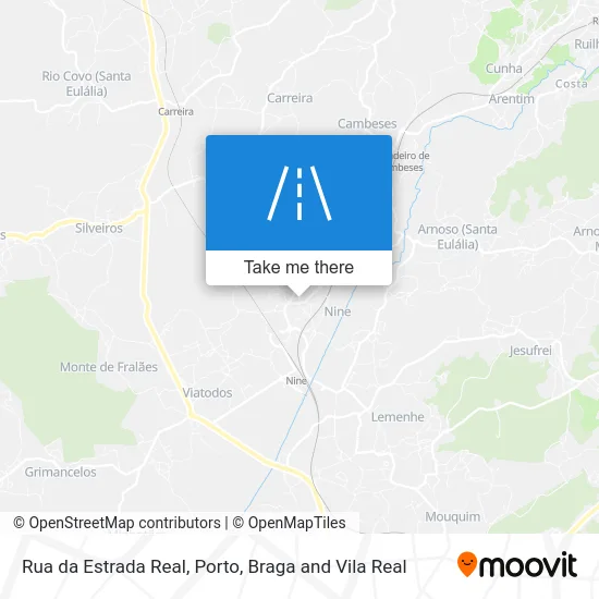 Rua da Estrada Real map