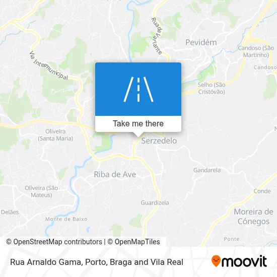 Rua Arnaldo Gama map