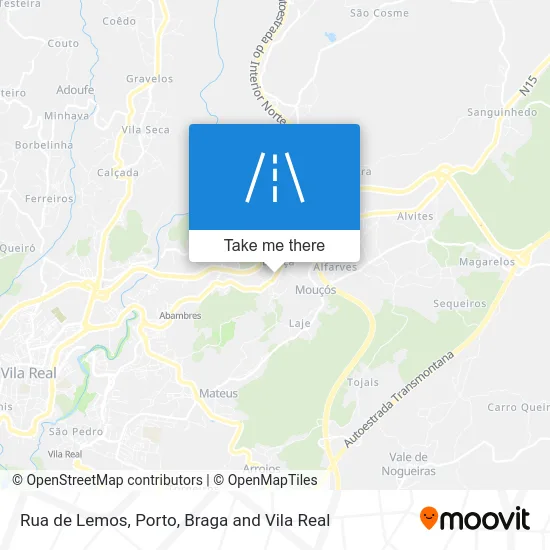 Rua de Lemos map